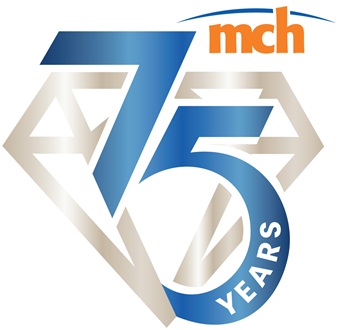 M C H 75th Anniversary Logo